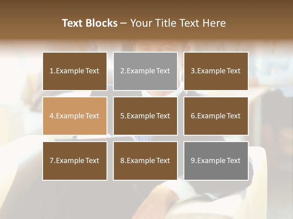 Elderly Teamwork Communication PowerPoint Template