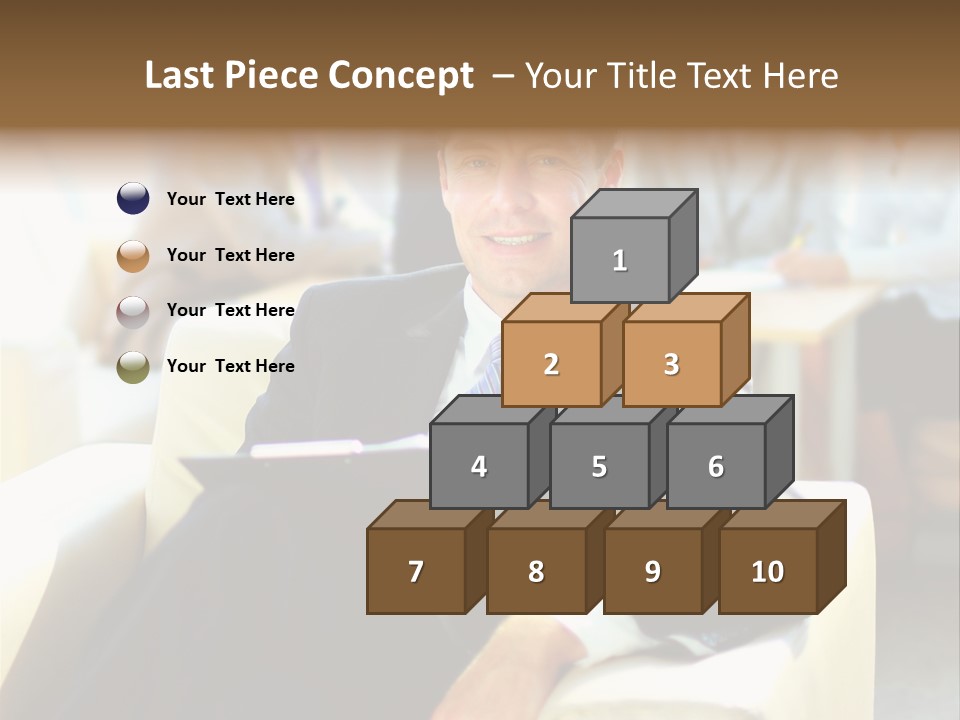 Elderly Teamwork Communication PowerPoint Template