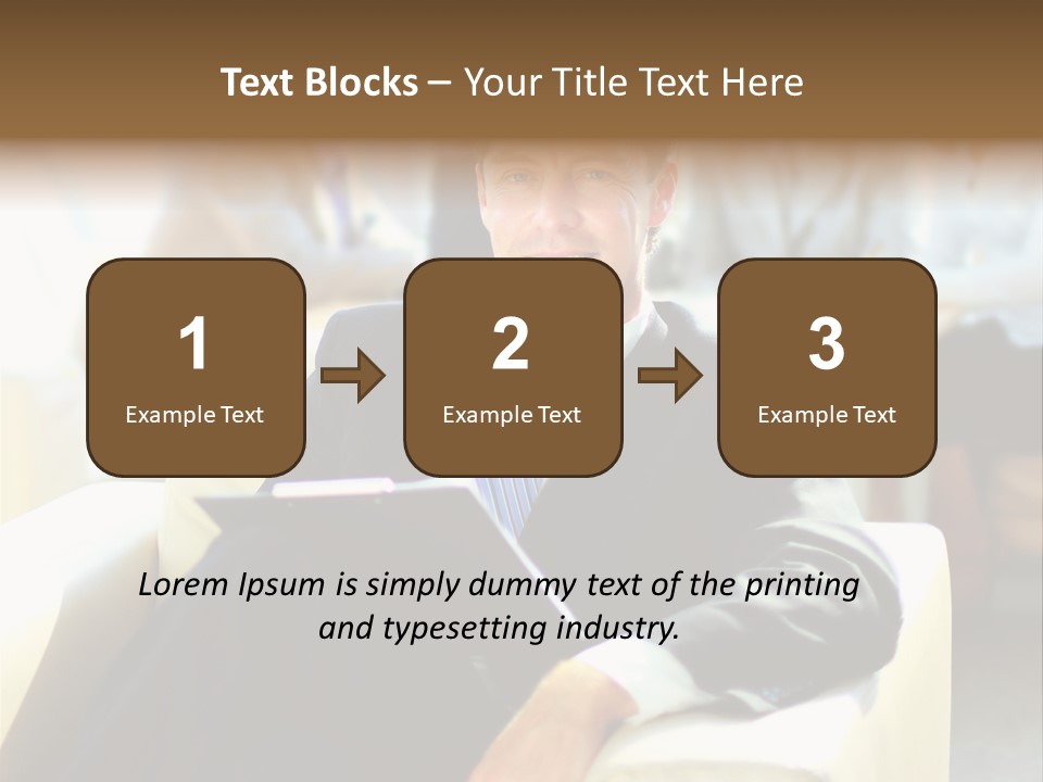 Elderly Teamwork Communication PowerPoint Template