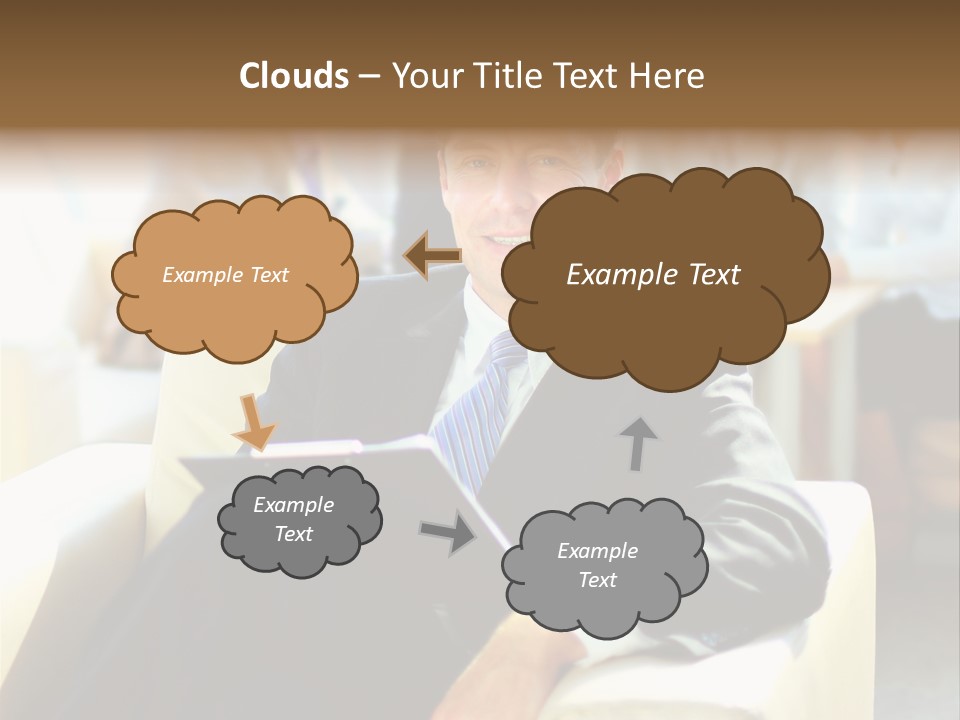 Elderly Teamwork Communication PowerPoint Template