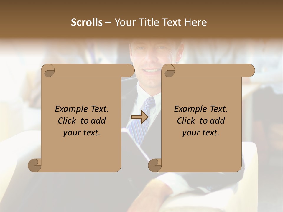 Elderly Teamwork Communication PowerPoint Template