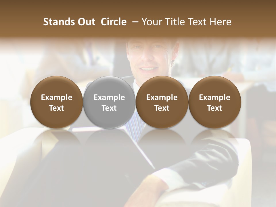 Elderly Teamwork Communication PowerPoint Template