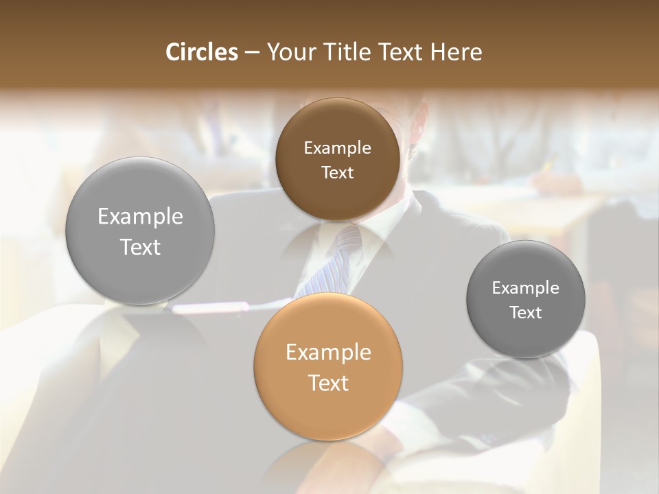 Elderly Teamwork Communication PowerPoint Template