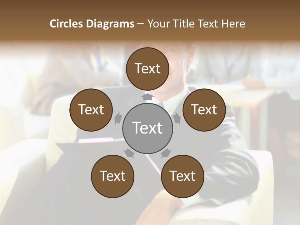 Elderly Teamwork Communication PowerPoint Template