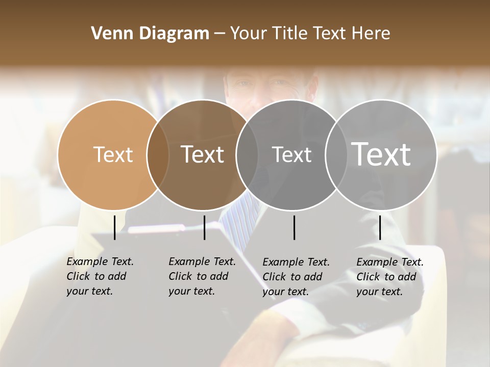 Elderly Teamwork Communication PowerPoint Template