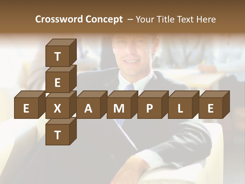 Elderly Teamwork Communication PowerPoint Template