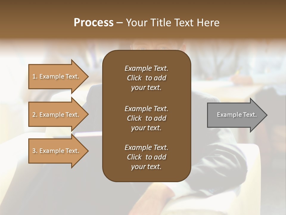 Elderly Teamwork Communication PowerPoint Template