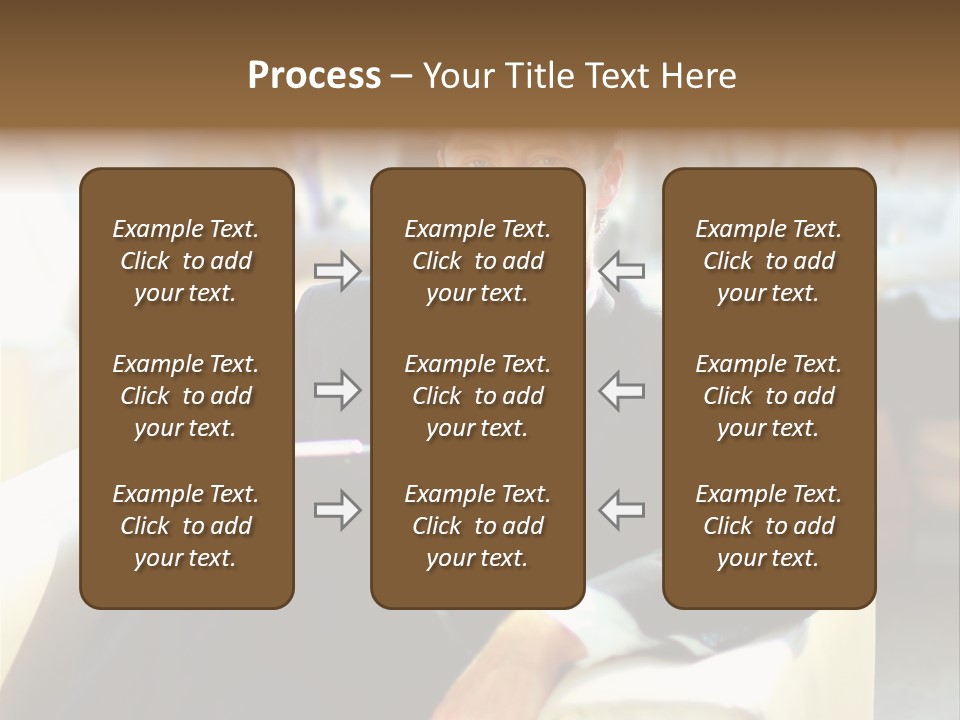 Elderly Teamwork Communication PowerPoint Template