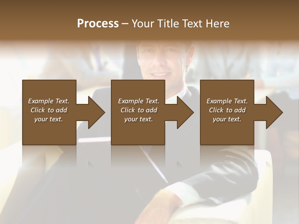 Elderly Teamwork Communication PowerPoint Template