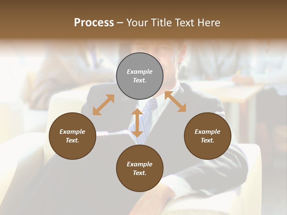 Elderly Teamwork Communication PowerPoint Template