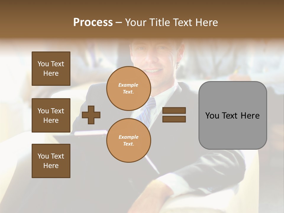 Elderly Teamwork Communication PowerPoint Template