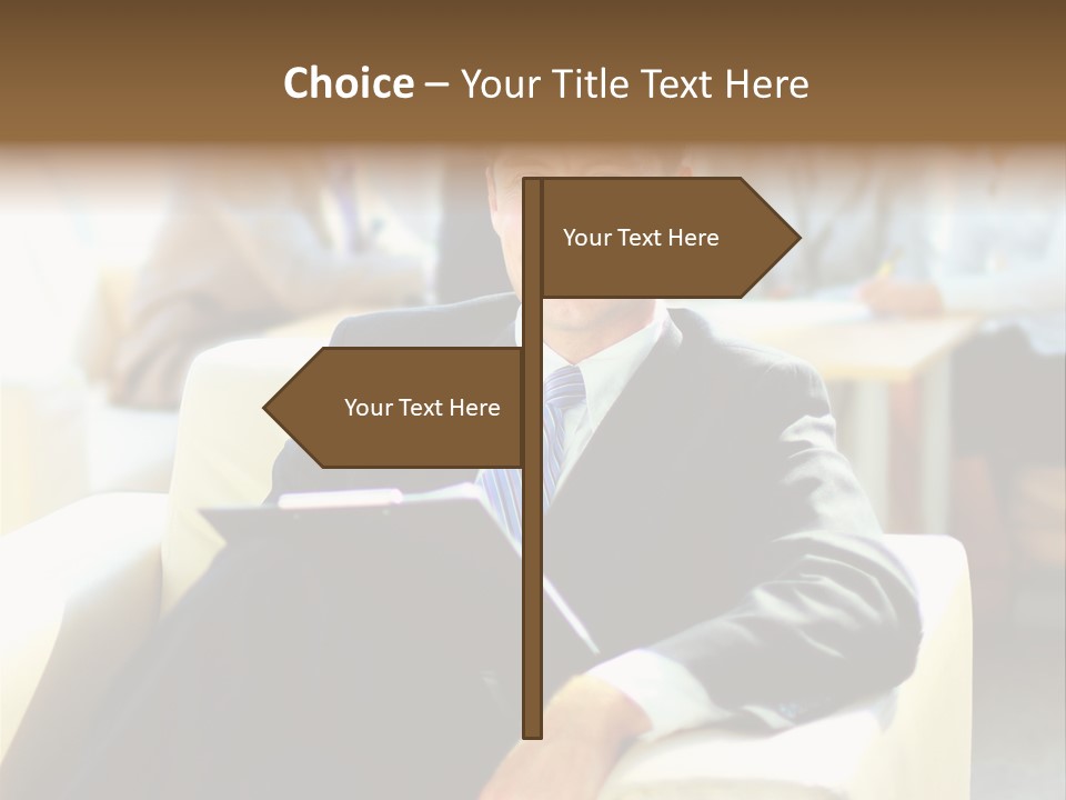Elderly Teamwork Communication PowerPoint Template