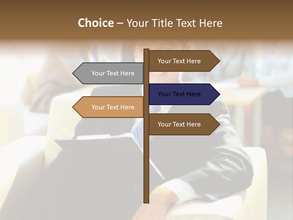 Elderly Teamwork Communication PowerPoint Template