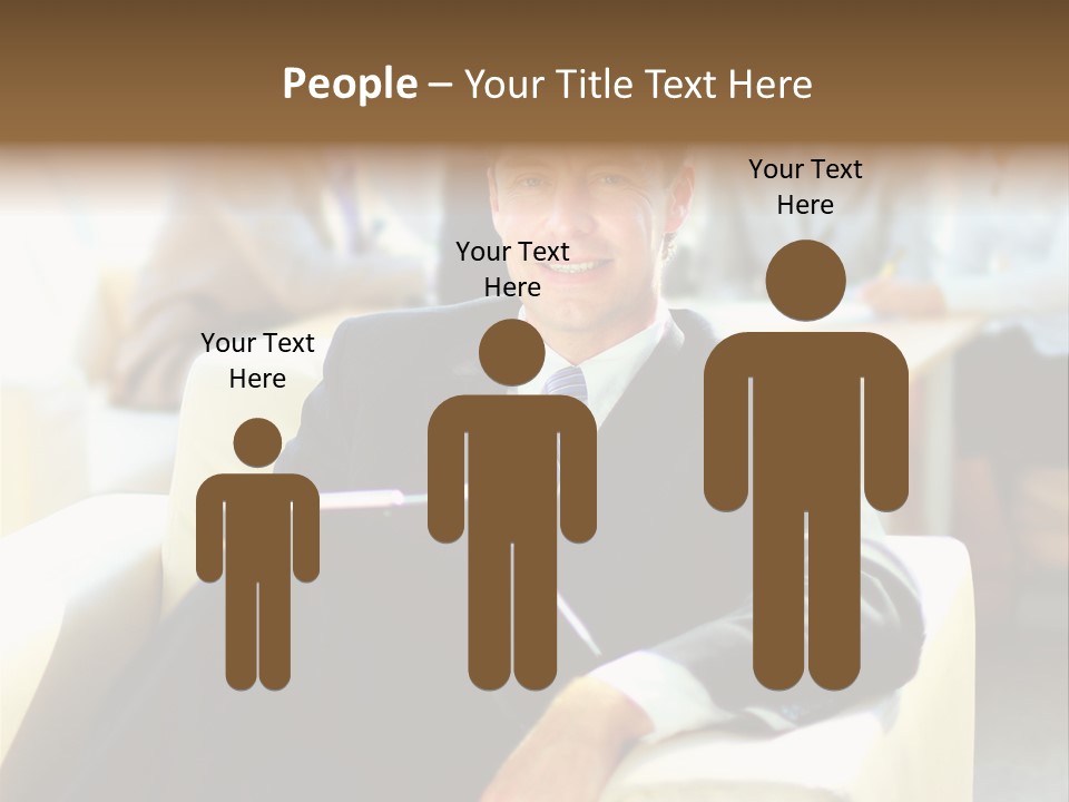 Elderly Teamwork Communication PowerPoint Template