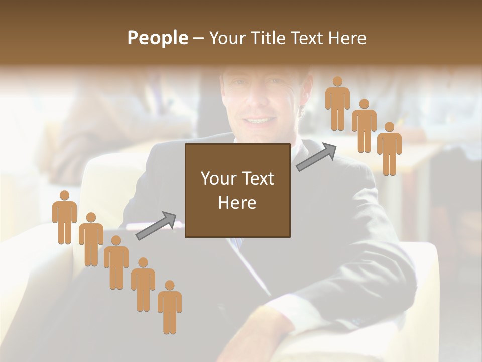 Elderly Teamwork Communication PowerPoint Template