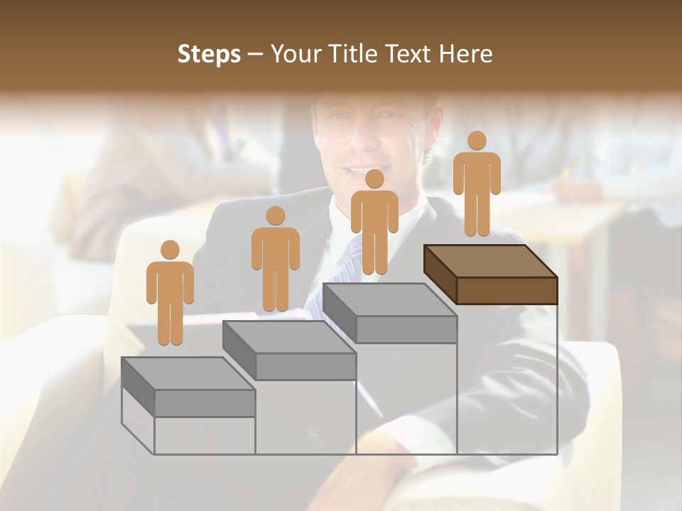 Elderly Teamwork Communication PowerPoint Template