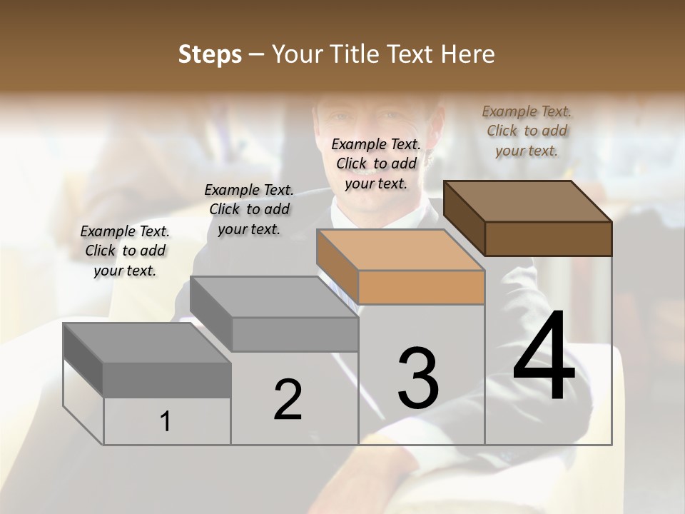 Elderly Teamwork Communication PowerPoint Template