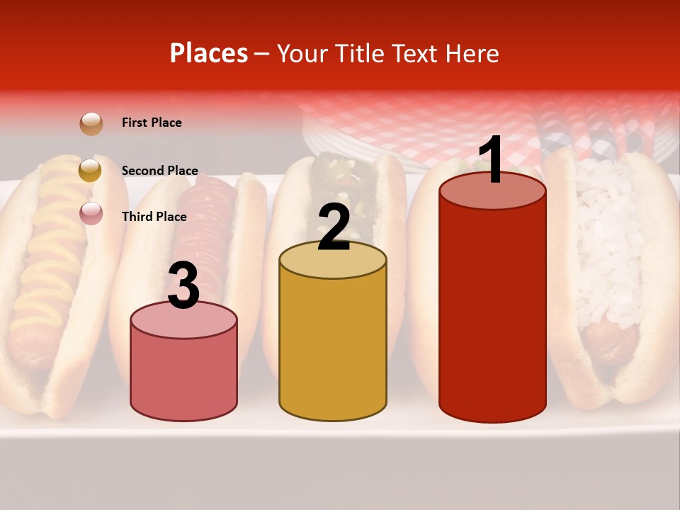 Ketchup American Meat PowerPoint Template