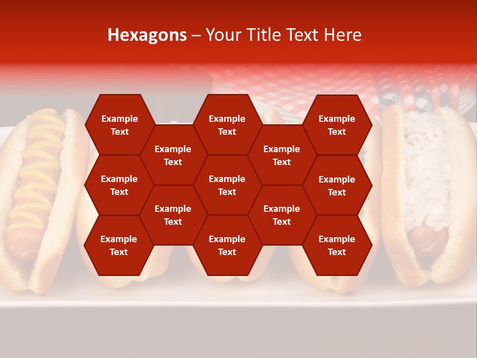 Ketchup American Meat PowerPoint Template