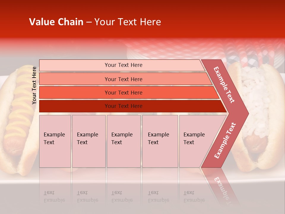 Ketchup American Meat PowerPoint Template