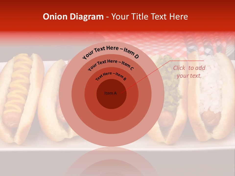 Ketchup American Meat PowerPoint Template