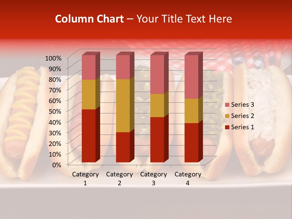 Ketchup American Meat PowerPoint Template