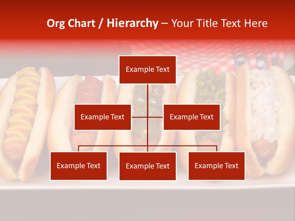 Ketchup American Meat PowerPoint Template