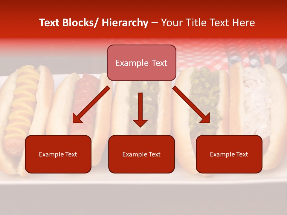 Ketchup American Meat PowerPoint Template