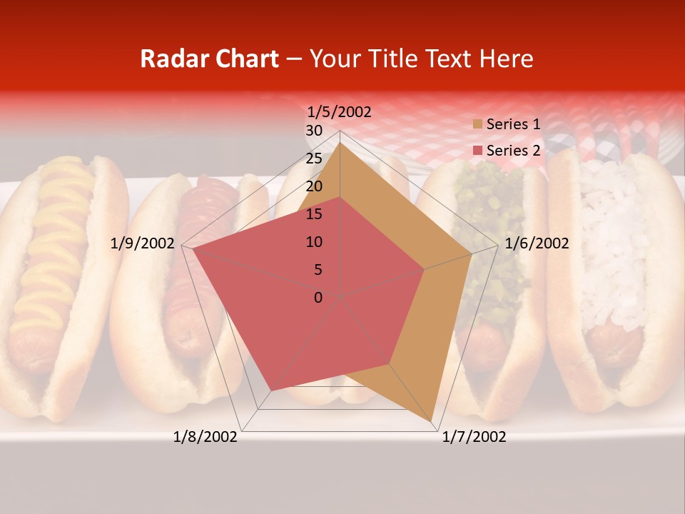 Ketchup American Meat PowerPoint Template