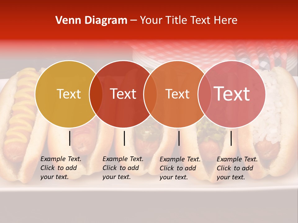 Ketchup American Meat PowerPoint Template