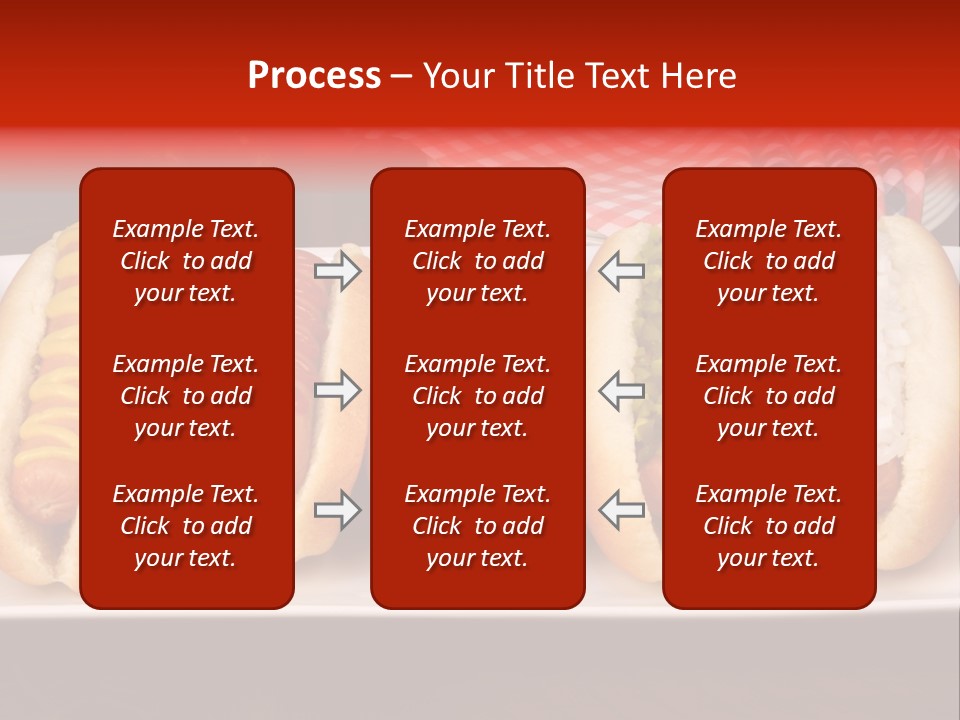 Ketchup American Meat PowerPoint Template