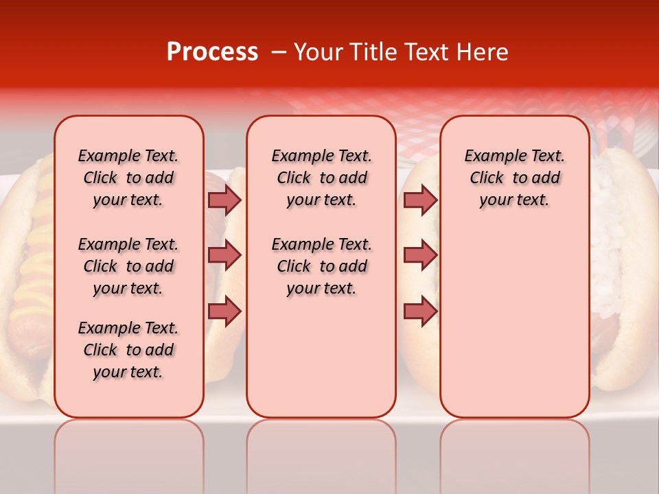 Ketchup American Meat PowerPoint Template