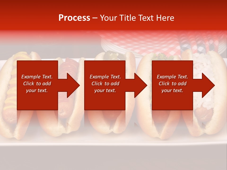 Ketchup American Meat PowerPoint Template