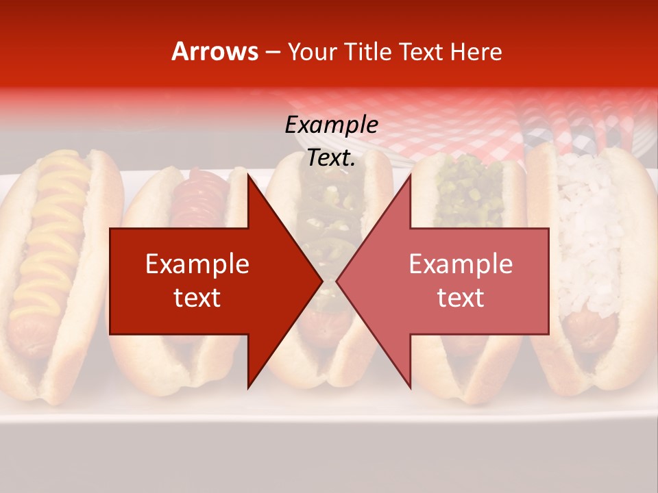 Ketchup American Meat PowerPoint Template