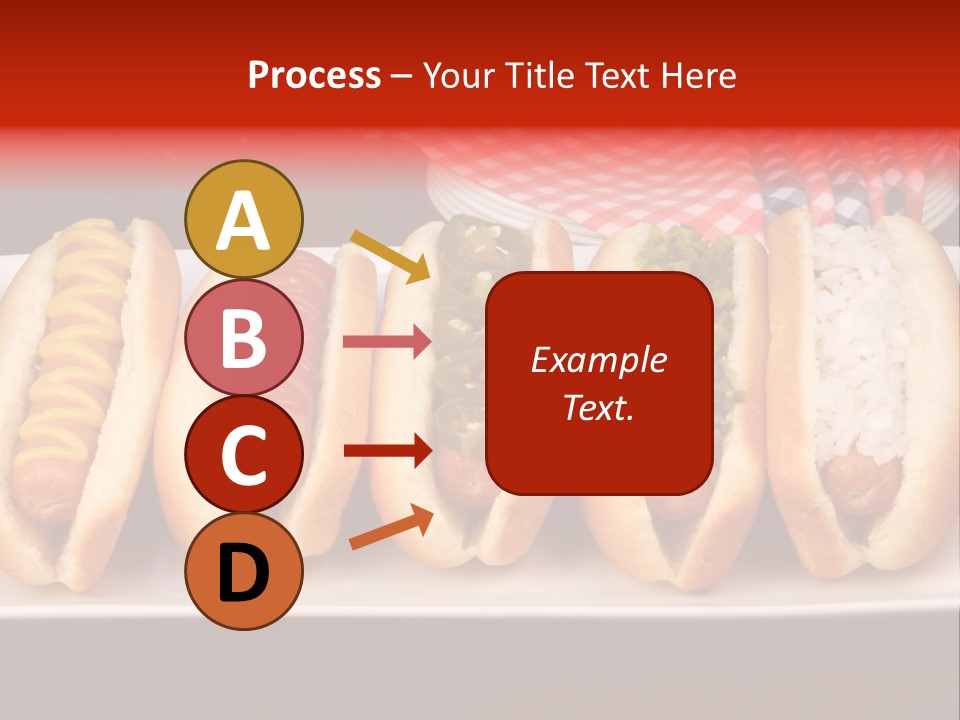 Ketchup American Meat PowerPoint Template