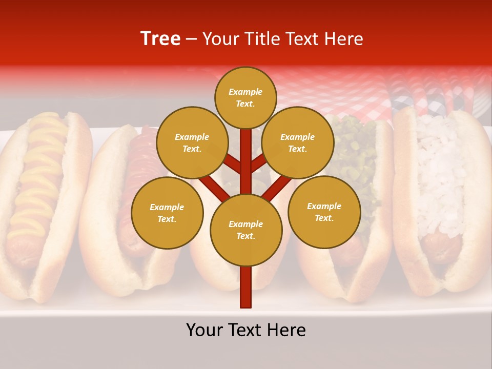 Ketchup American Meat PowerPoint Template
