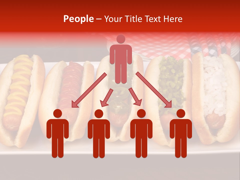 Ketchup American Meat PowerPoint Template