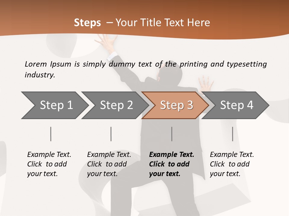 Play Attempt Climbing PowerPoint Template