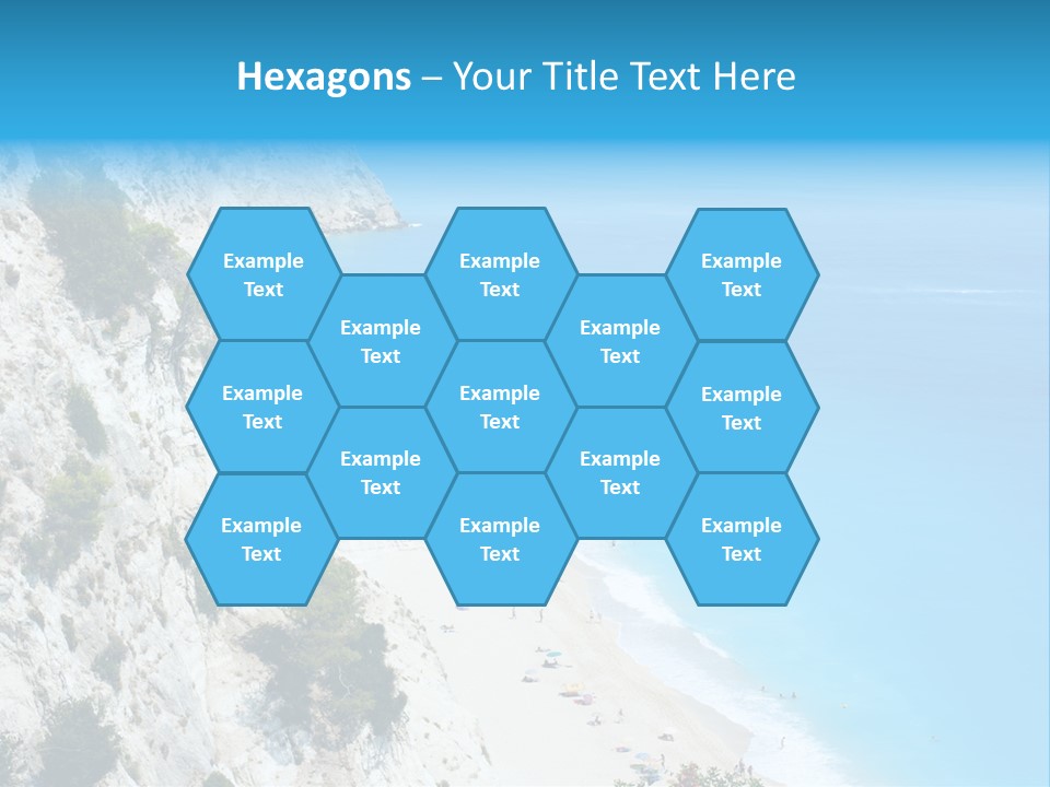 Green Cliff Ridge PowerPoint Template