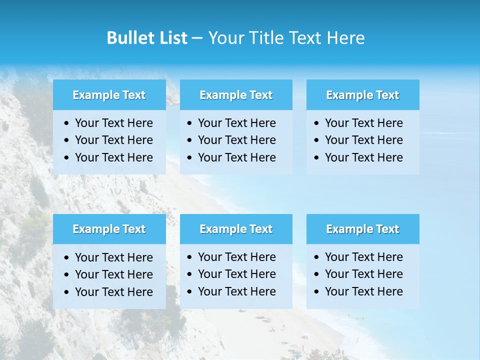 Green Cliff Ridge PowerPoint Template