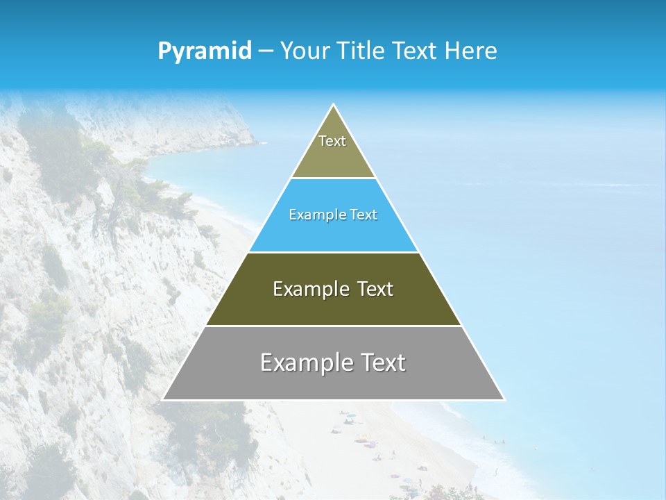 Green Cliff Ridge PowerPoint Template