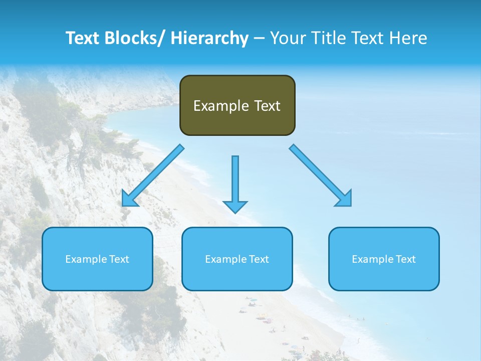 Green Cliff Ridge PowerPoint Template