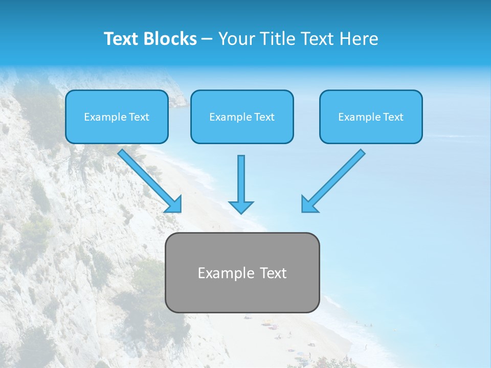 Green Cliff Ridge PowerPoint Template