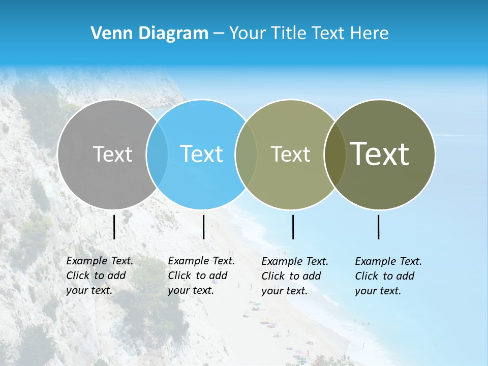 Green Cliff Ridge PowerPoint Template