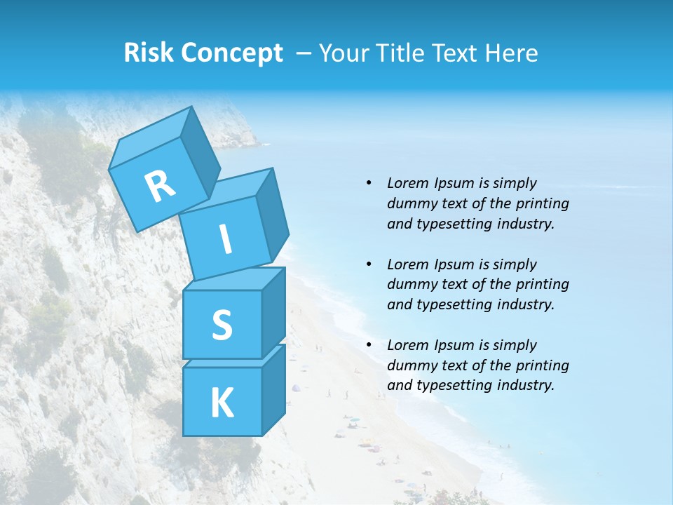 Green Cliff Ridge PowerPoint Template