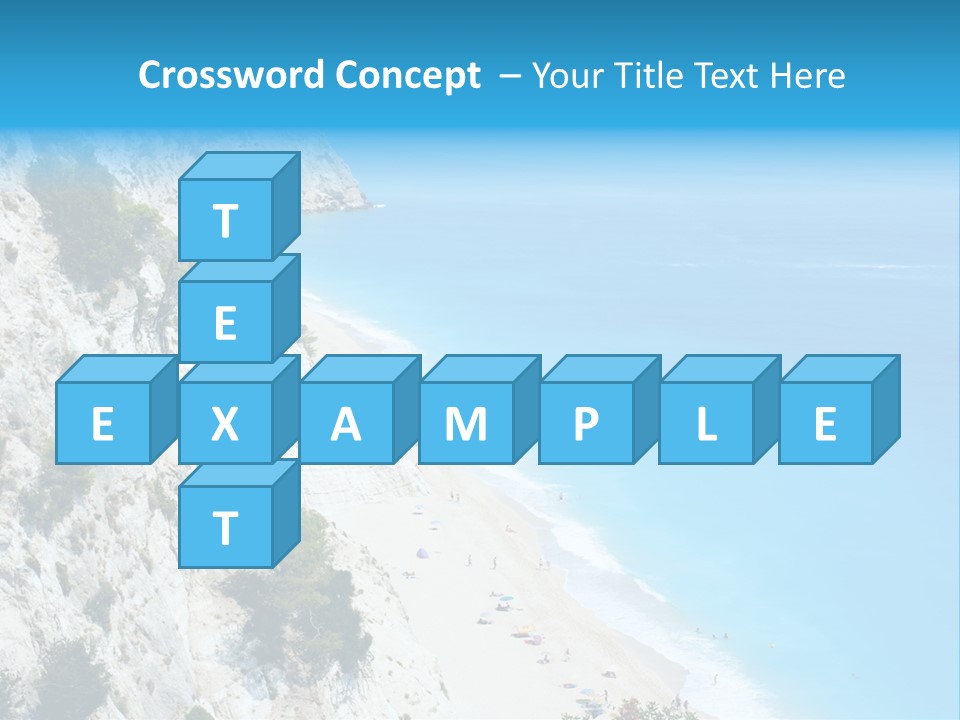 Green Cliff Ridge PowerPoint Template