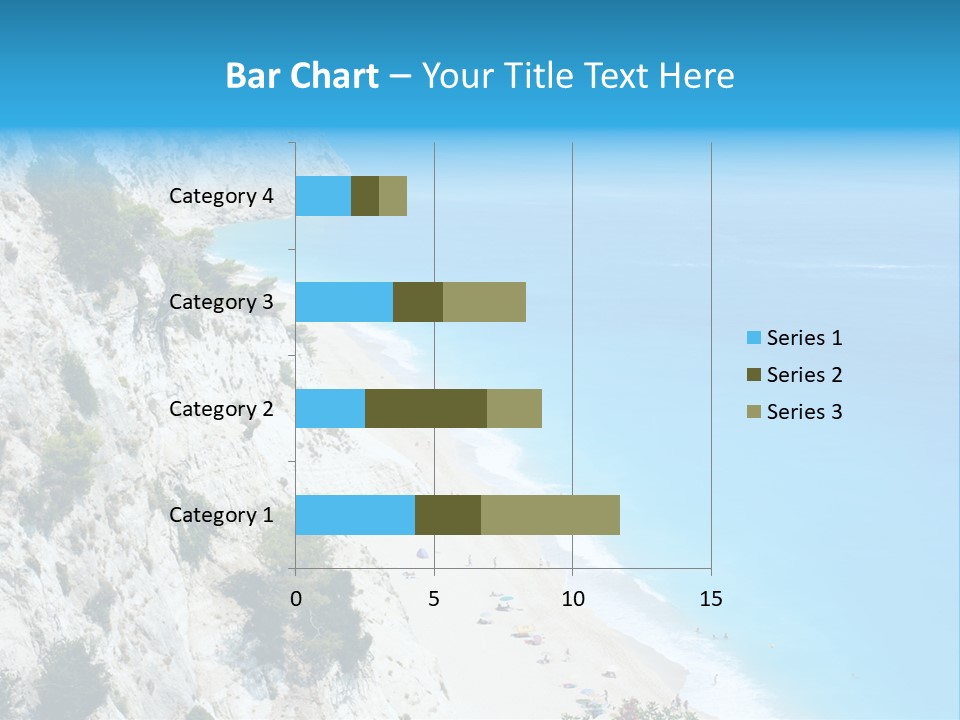 Green Cliff Ridge PowerPoint Template