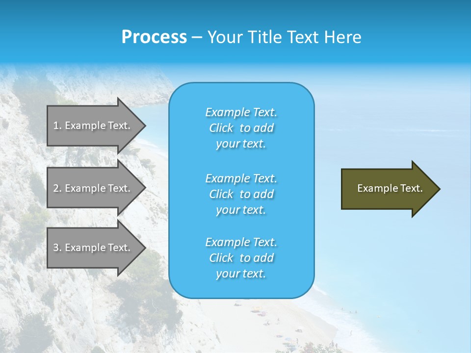 Green Cliff Ridge PowerPoint Template