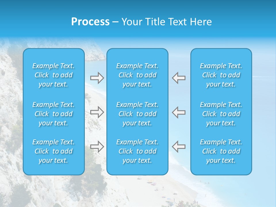 Green Cliff Ridge PowerPoint Template