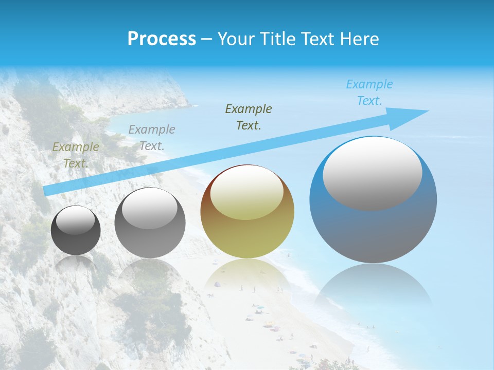 Green Cliff Ridge PowerPoint Template